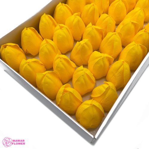 Közepes Sárga Tulipán Szappanvirág Fejek